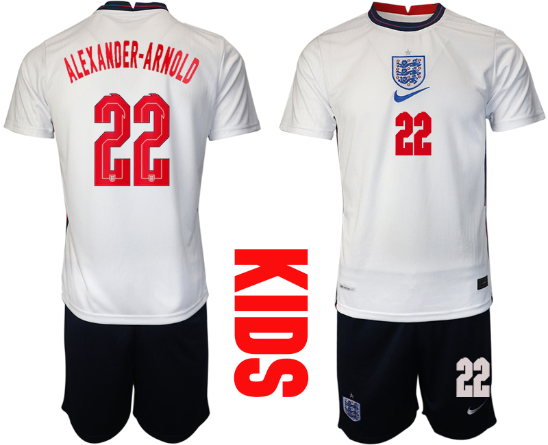 2021 European Cup England home Youth #22 soccer jerseys->nike air max->Sneakers